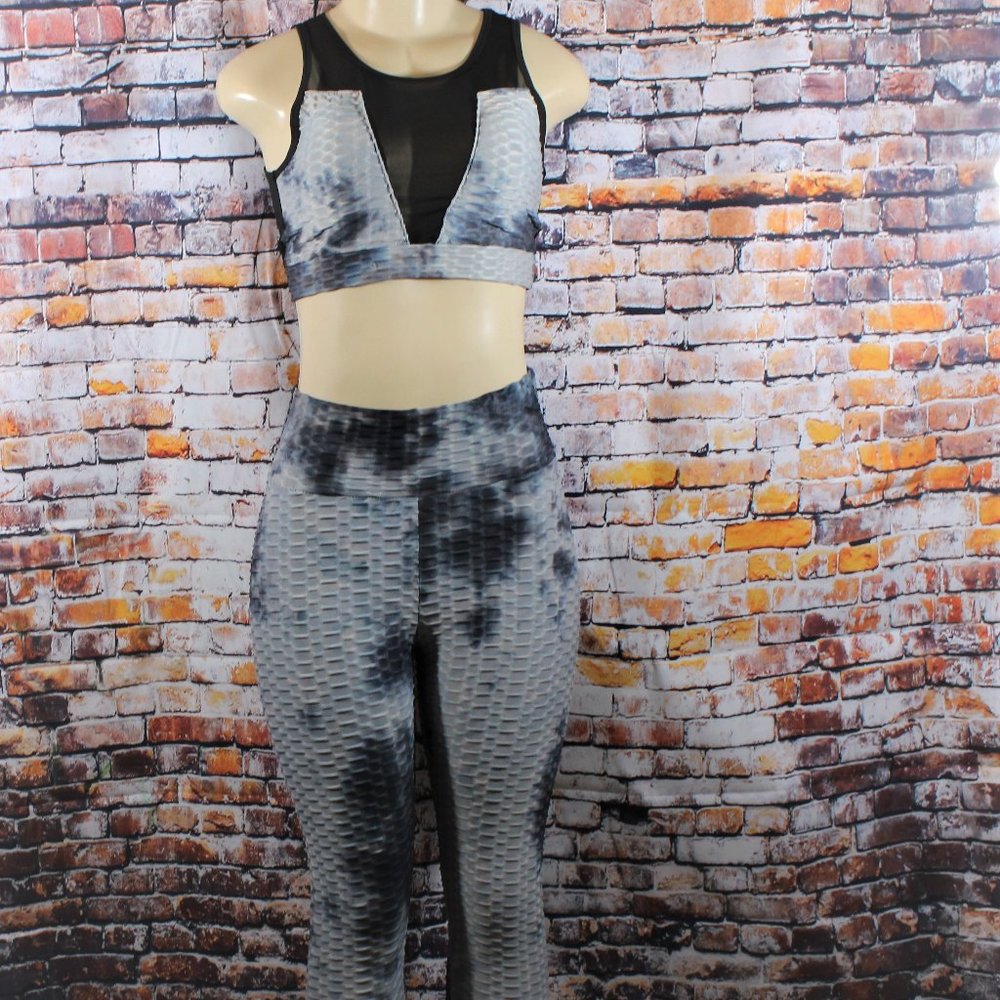 LA SOCIETY BLACK & GRAY WORK OUT SET
